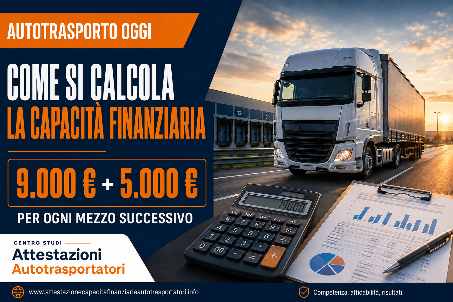 Come si calcola la capacità finanziaria per l’autotrasporto